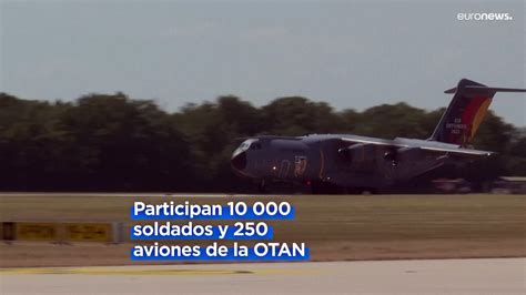 La Otan Inicia Las Mayores Maniobras Aéreas De Su Historia Vídeo Dailymotion