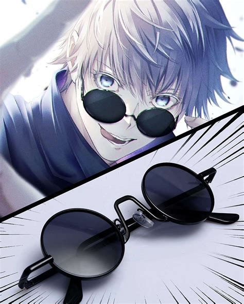 Gojo Cosplay, Gojo Satoru Glasses Cosplay Sunglasses Jujutsu Kaisen ...