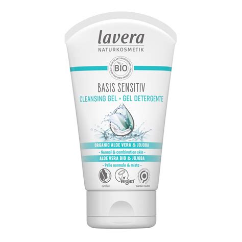 LAVERA Basis Sensitiv Cleansing Gel Organic Aloe Vera Jojoba