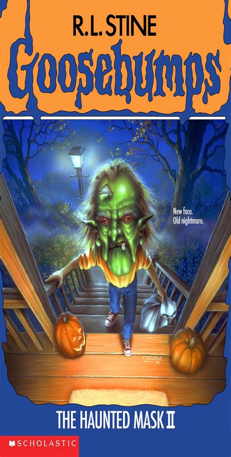 R L Stine Goosebumps The Haunted Mask Ii Etsy