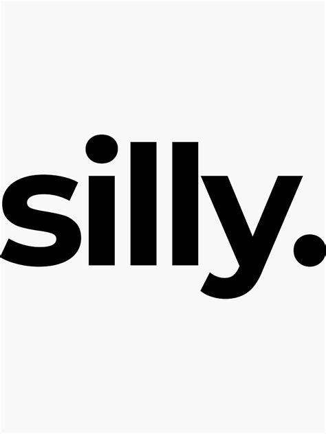 silly single word   dot sticker  sale  alwaystext redbubble