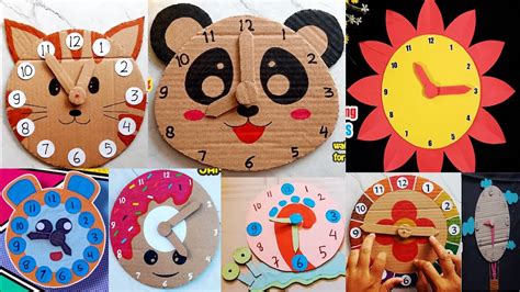 Wall Clock Craft Diy Ide Membuat Jam Dinding Dari Kardus Bekas Wall