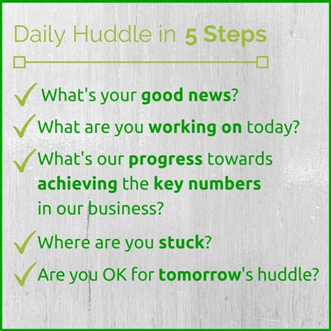 Daily Huddle Template Best Of Team Productivity the Daily Huddle ...