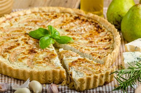 Recette Tarte Aux Poires Et Au Roquefort Marie Claire