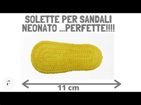 Solette Perfette Per Sandali E Scarpine Neonato Cm Crochet Slipper