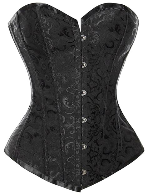 Vintage Palace Jacquard Overbust Corset Corsetti Sopraseno Sexsade Boutique