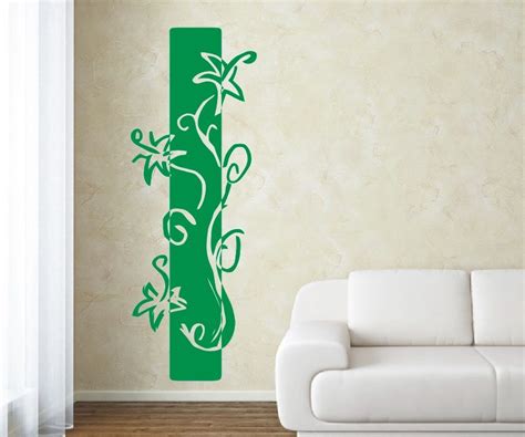 Wandtattoo Banner Wandbanner mit Blumen Blüten 46