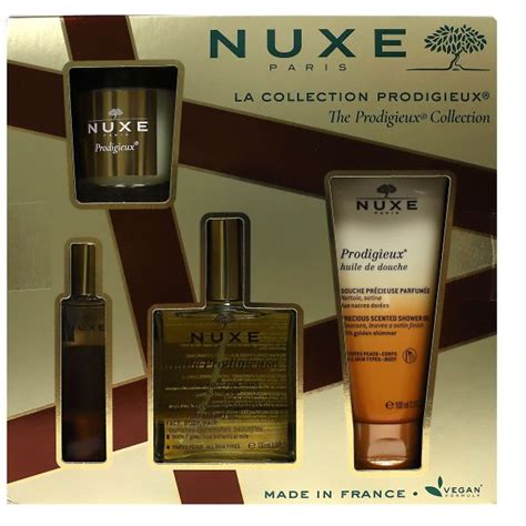 Nuxe Coffret La Collection Prodigieux 3 Produits 1 Bougie Nuxe