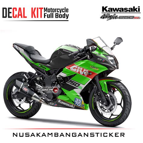 Decal Kit Sticker Kawasaki Ninja Sl Mono G I V I Motorcycle