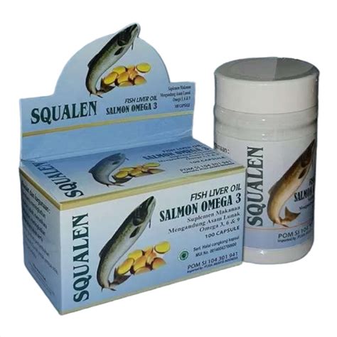 Jual Minyak Ikan Squalen Isi 100 Kapsul Dengan Omega 3 6 Dan 9