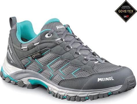 Meindl Caribe Gtx Gore Tex Wandelschoenen Dames Steengrijs Turkoois