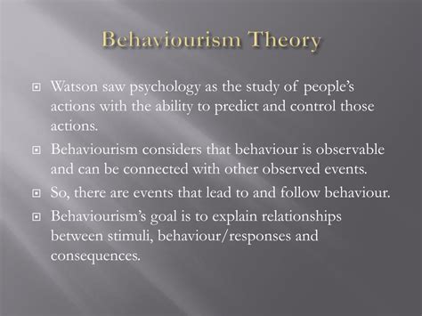 Ppt Behaviourism Theory John B Watson Powerpoint Presentation Free Download Id 1379638