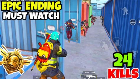 Everyone Should Watch This Epic Intense Ending In Pubg Mobile • 24