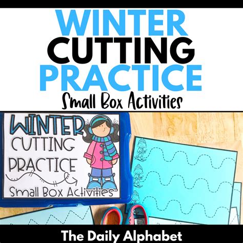 Winter Cutting Practice Scissor Skills