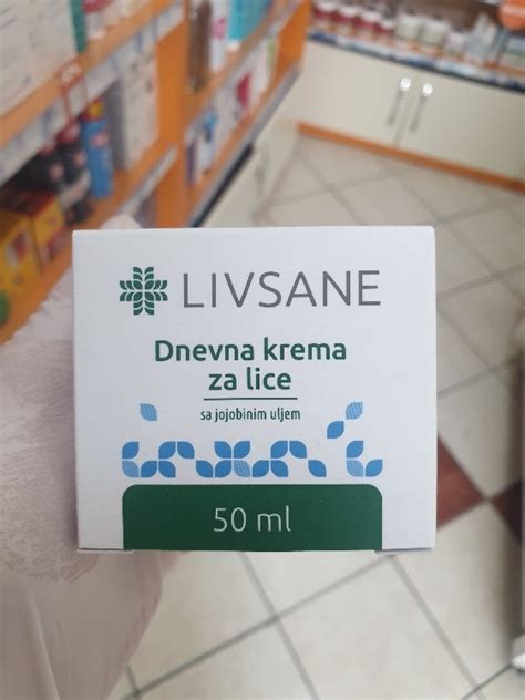 Livsane Dnevna Krema Za Lice Sa Jojobinim Uljem Ml Inci Beauty