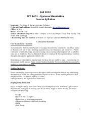 Iet Syllabus Fa Docx Fall Iet Systems Simulation