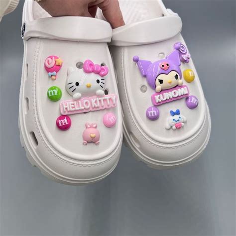 12ชิ้นเซ็ต Crocs Jibbilz เสน่ห์รองเท้าอุปกรณ์เสริมรองเท้าการ์ตูน Kt