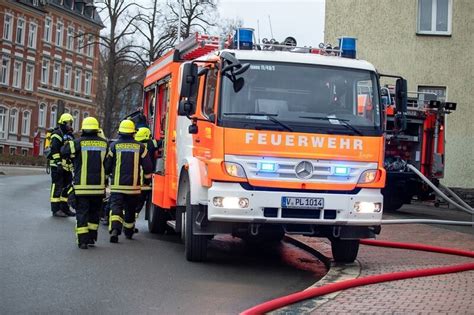 Hoher Sachschaden Bei Wohnungsbrand In Plauen