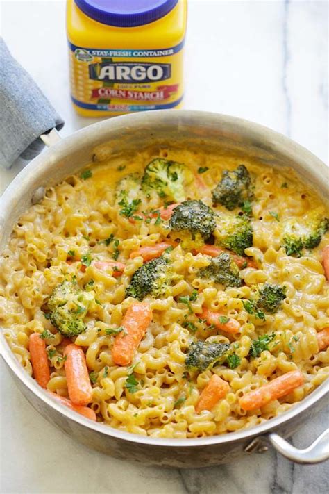 Mac And Cheese With Broccoli And Carrots Skillet Mac And Cheese Loaded With Healthy Broccoli