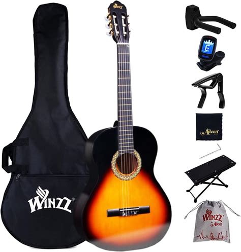 Winzz Guitare Classique Set D Butant Pouces Guitare Classique