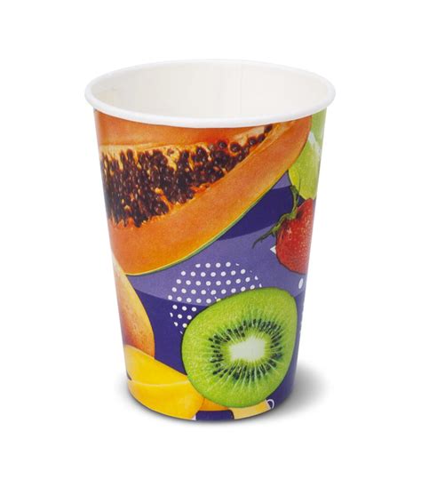 Ecopraha VASO POLIPAPEL 16 OZ FRUTAS Ecopraha