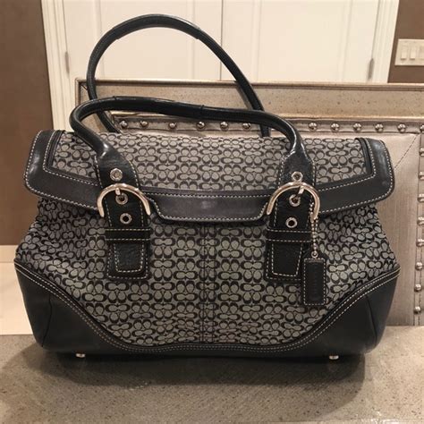 Coach Bags Coach Black And White Shoulder Bag Poshmark