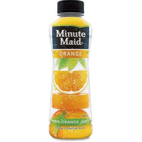 Minute Maid Orange Juice Ready To Drink Orange Flavor 450 Ml