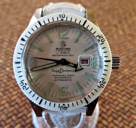 Mortima Superdatomatic Diver Date Blanco Men Catawiki