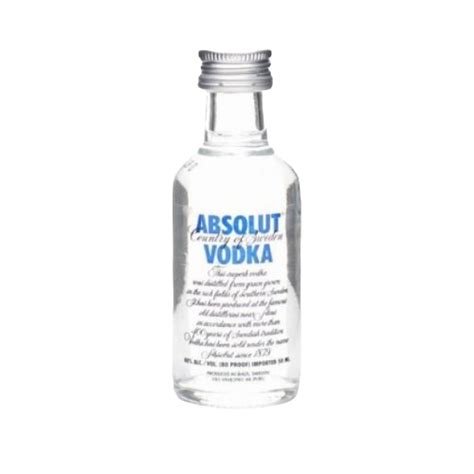 ABSOLUT 50ML MINIATURA Sotillo Licores