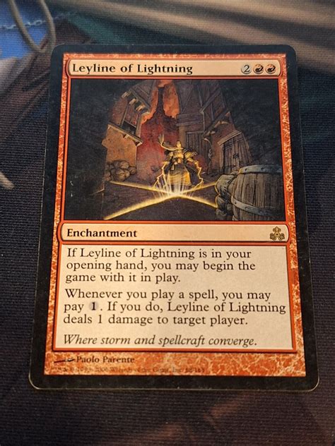 Leyline Of Lightning Guildpact Magic The Gathering Mtg Nice Ebay