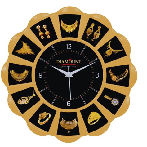 12 Ads Promotional Wall Clock 10022 Ratnesh And Company