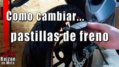 Como Cambiar Pastillas De Freno Traseras De Moto YouTube