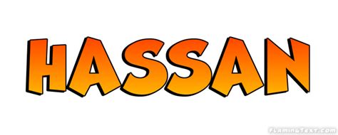 Hassan Name Logo