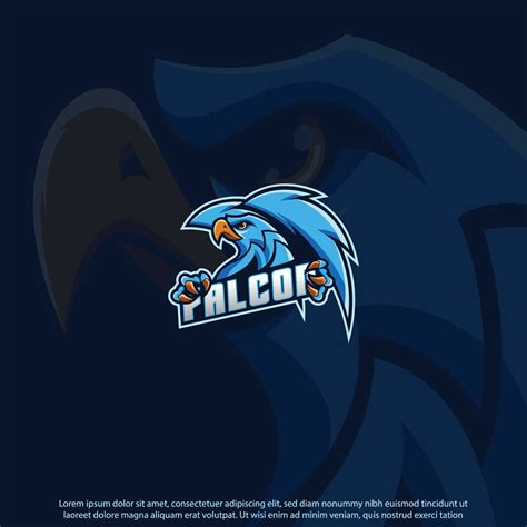 Falcon mascot best logo design good use for symbol identity emblem ...