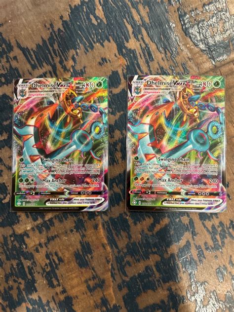 Pok Mon Tcg Dhelmise Vmax Shining Fates Holo Ultra Rare Ebay