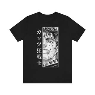 Camiseta Unissex Berserk Swordsman Manga Curta Fbo Shopee Brasil