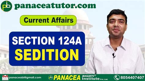 What Is Section 124A Sedition Law Sedition Law In India Section