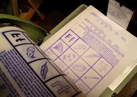 Who remembers the mimeograph, with the purple ink that had a distinct ...