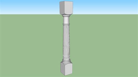 Tablelegs Fluted Large Doric Columns With Blocks Part Cx F