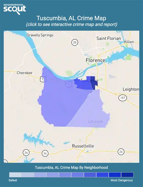 Tuscumbia Crime Rates and Statistics - NeighborhoodScout