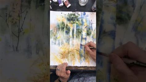 Birch Trees Continued With Images Birch Tree Art Art Tutorials Watercolor Watercolor