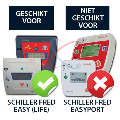 Schiller FRED Easy Elektroden Niet Preconnected Betrouwbare En