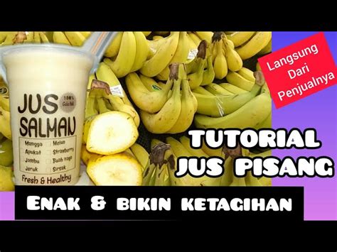 Resep Jus Pisang Susu Rahasia Membuat Minuman Segar Dan Sehat