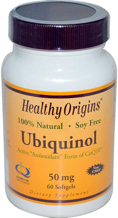 Healthy Origins Ubiquinol Mg Softgels