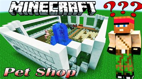 Minecraft Pet Shop Interactive Building 04 Youtube