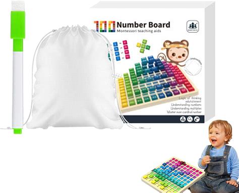 Tabla De Multiplicar Montessori Juego De Mesa De Multiplicaci N Con