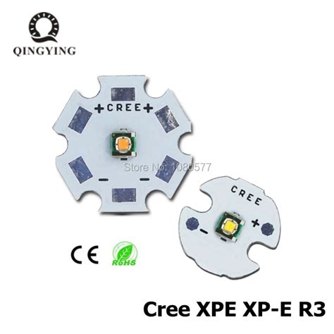 50PCS CREE XPE XP E R3 LED 3W Cold White Warm White Red Green Blue UV