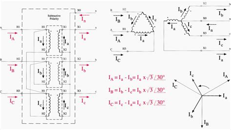 Easy Understanding Of 3 Phase Transformer Connections Deltadelta Wyewye Deltawye And Wye