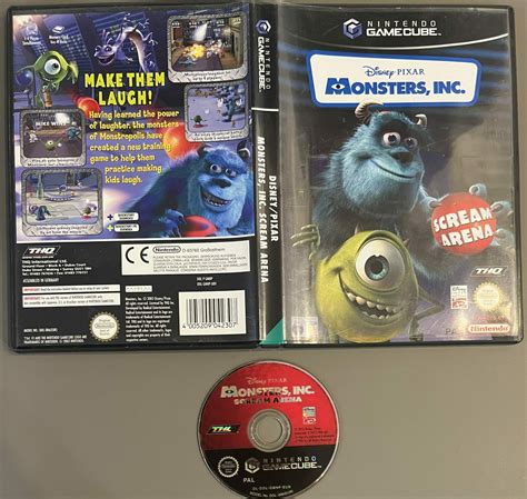 Disney Pixar Monsters Inc Scream Arena Nintendo Gamecube Spil