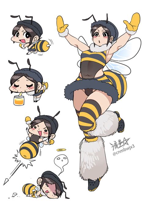 BEE Cnmbwjx Artist Cnmbwjx3 Bee Girl Monster Girl Anime